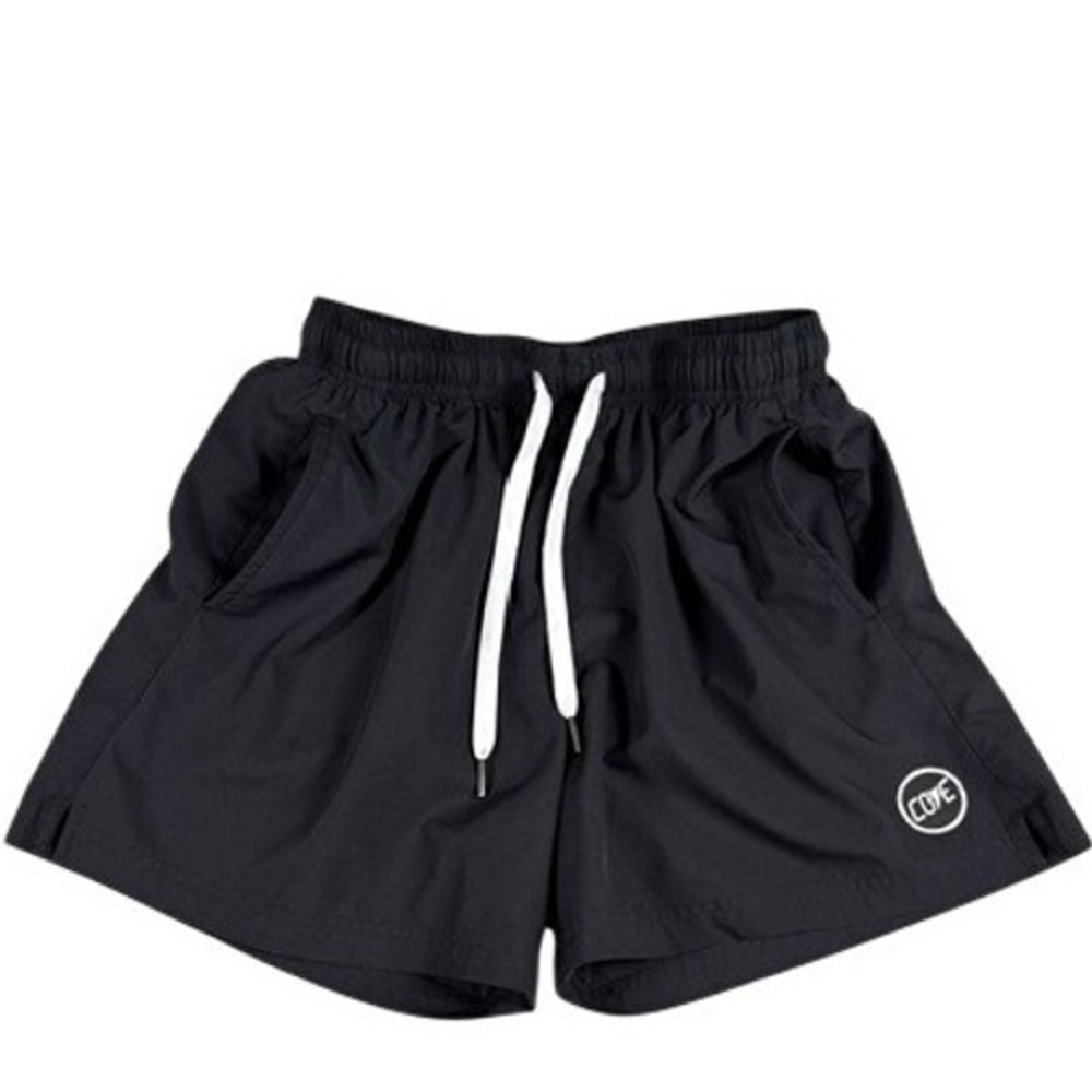 Cove Shorts Mens 30 Black Athletic Drawstring Gym Running Zipper Pocket Stretch